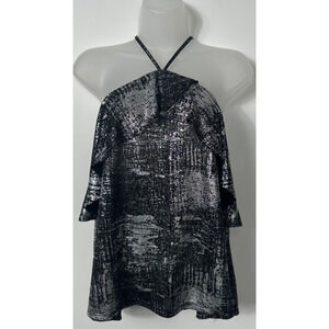 NEW Anthropologie Sunday in Brooklyn Zooey Ruffled Halter Top Size M $78 B14